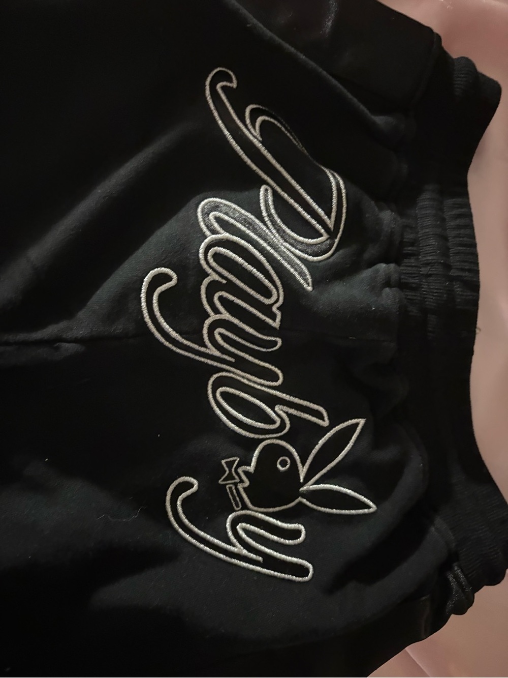 Black Playboy Sweatpants